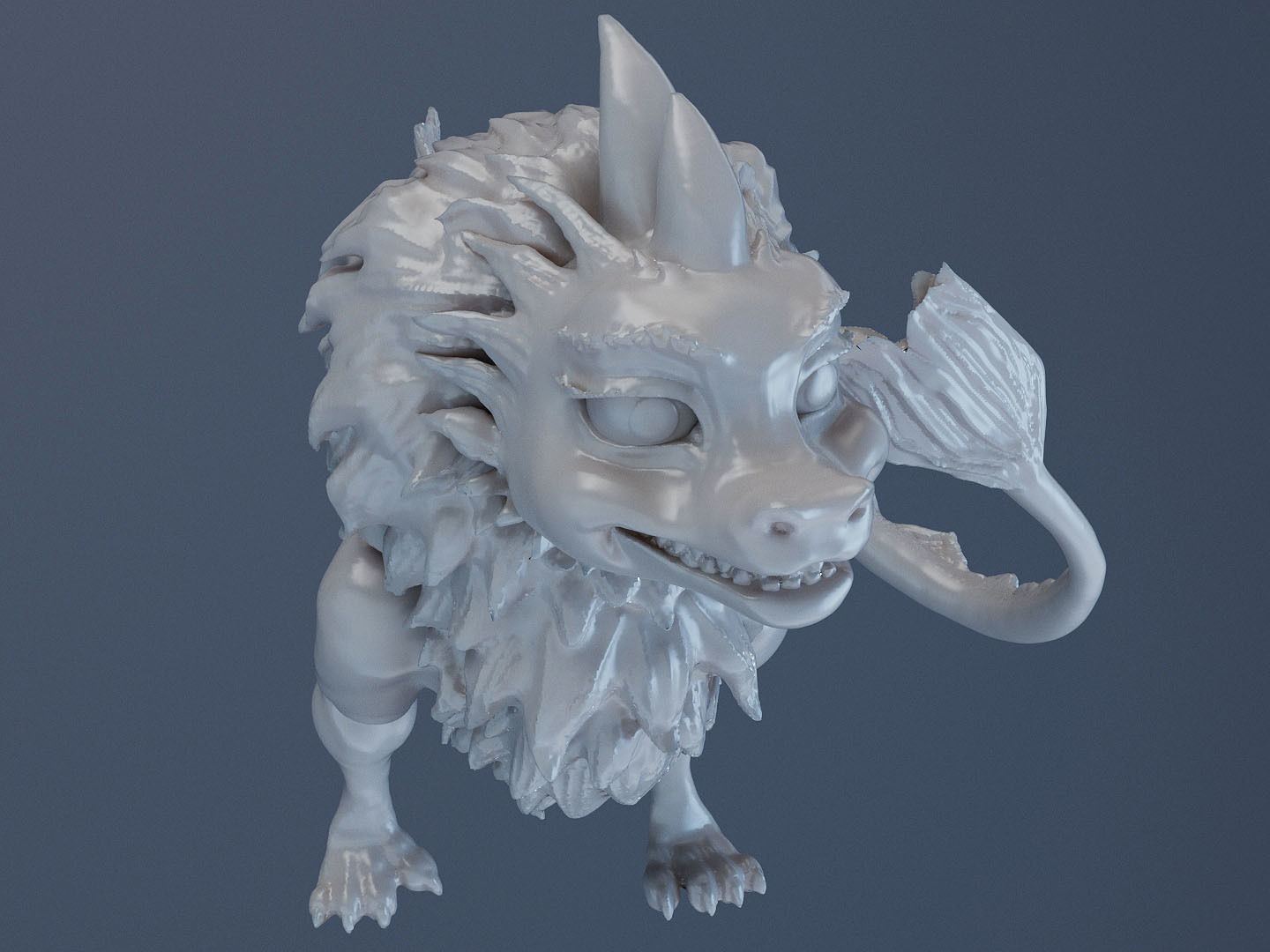 Chinese dragon 3D print model_5