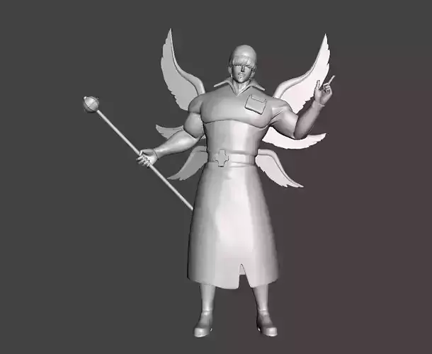 Four Archangels Tarmiel 3D Model