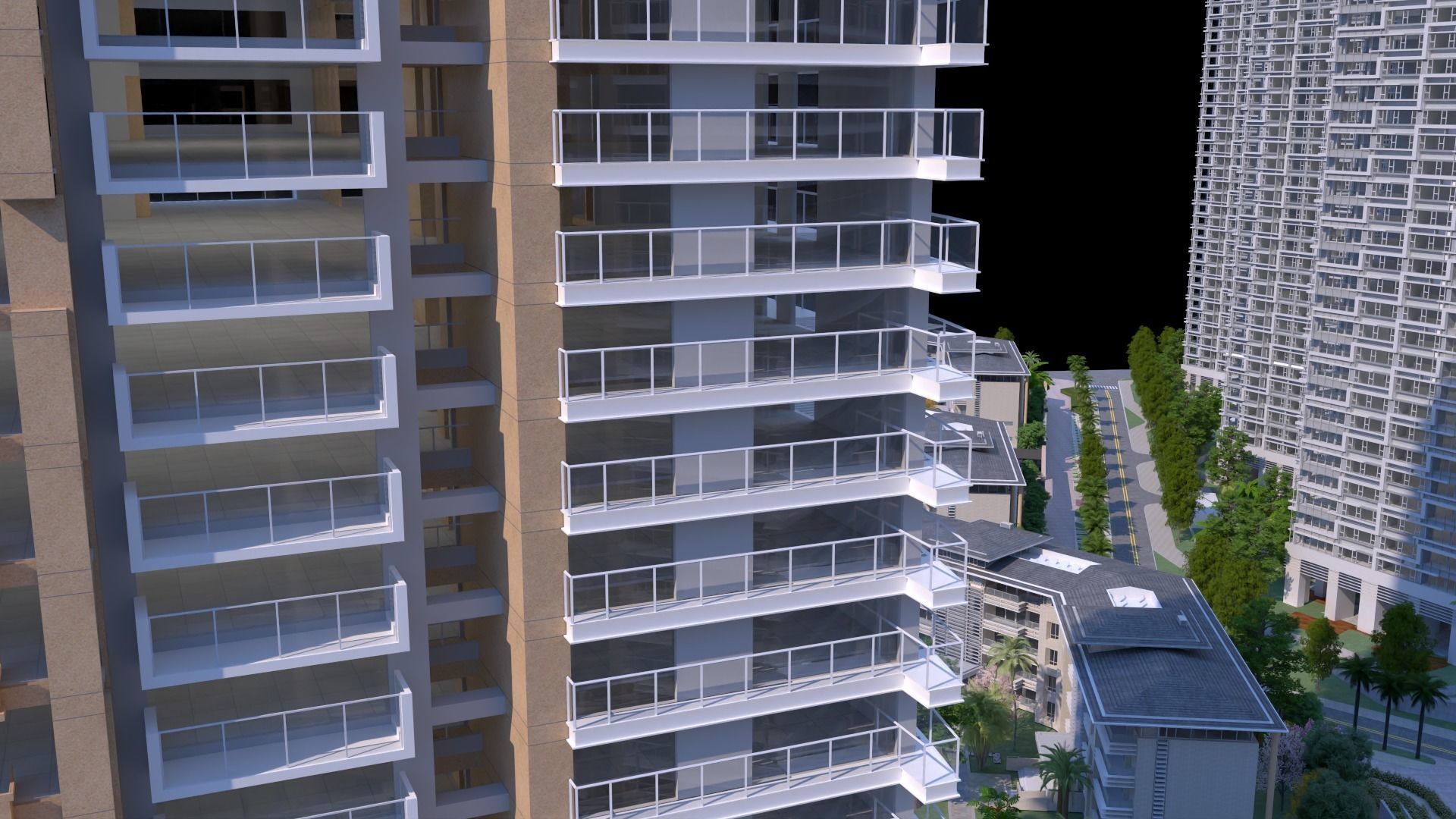 Shenzhen Merchants Shuangxi Garden 3D model_15