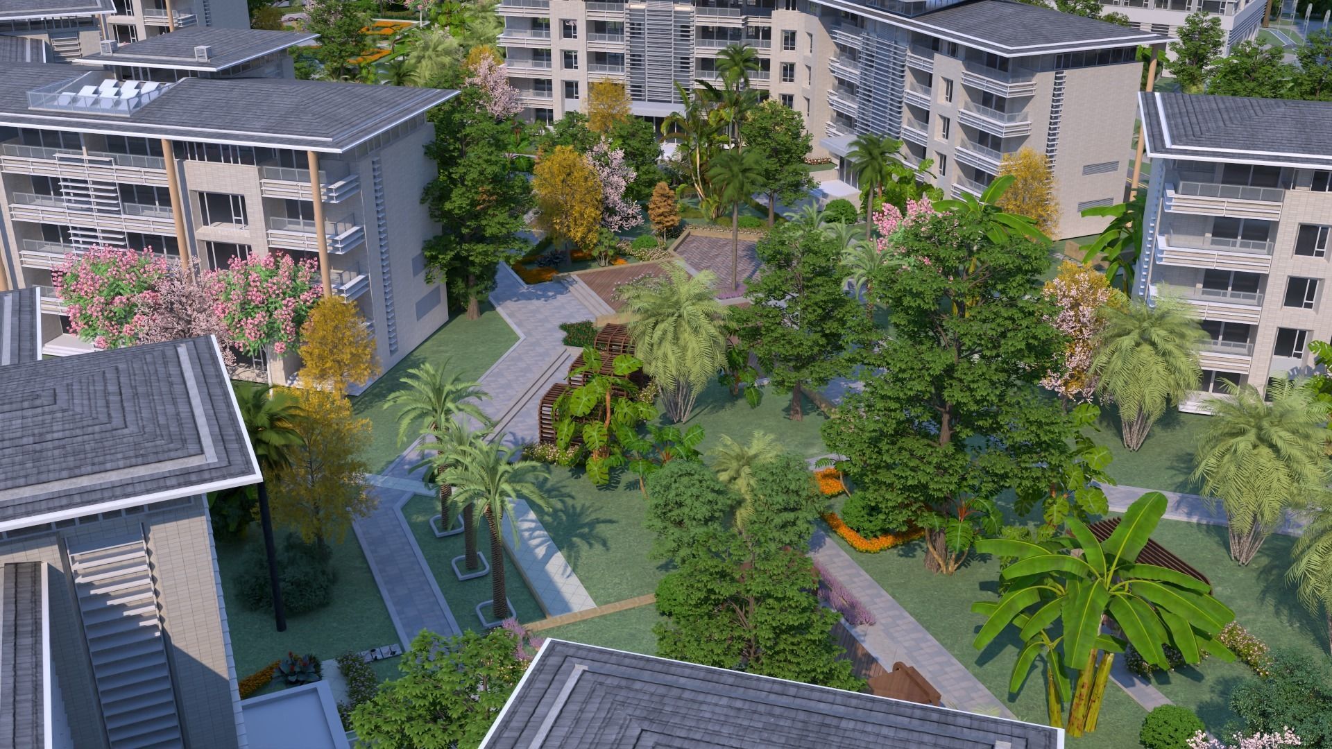 Shenzhen Merchants Shuangxi Garden 3D model_16