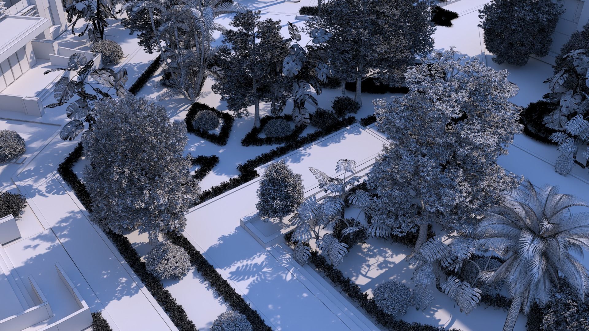 Shenzhen Merchants Shuangxi Garden 3D model_19