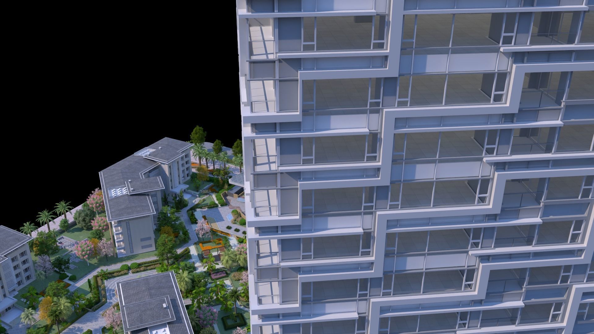 Shenzhen Merchants Shuangxi Garden 3D model_10