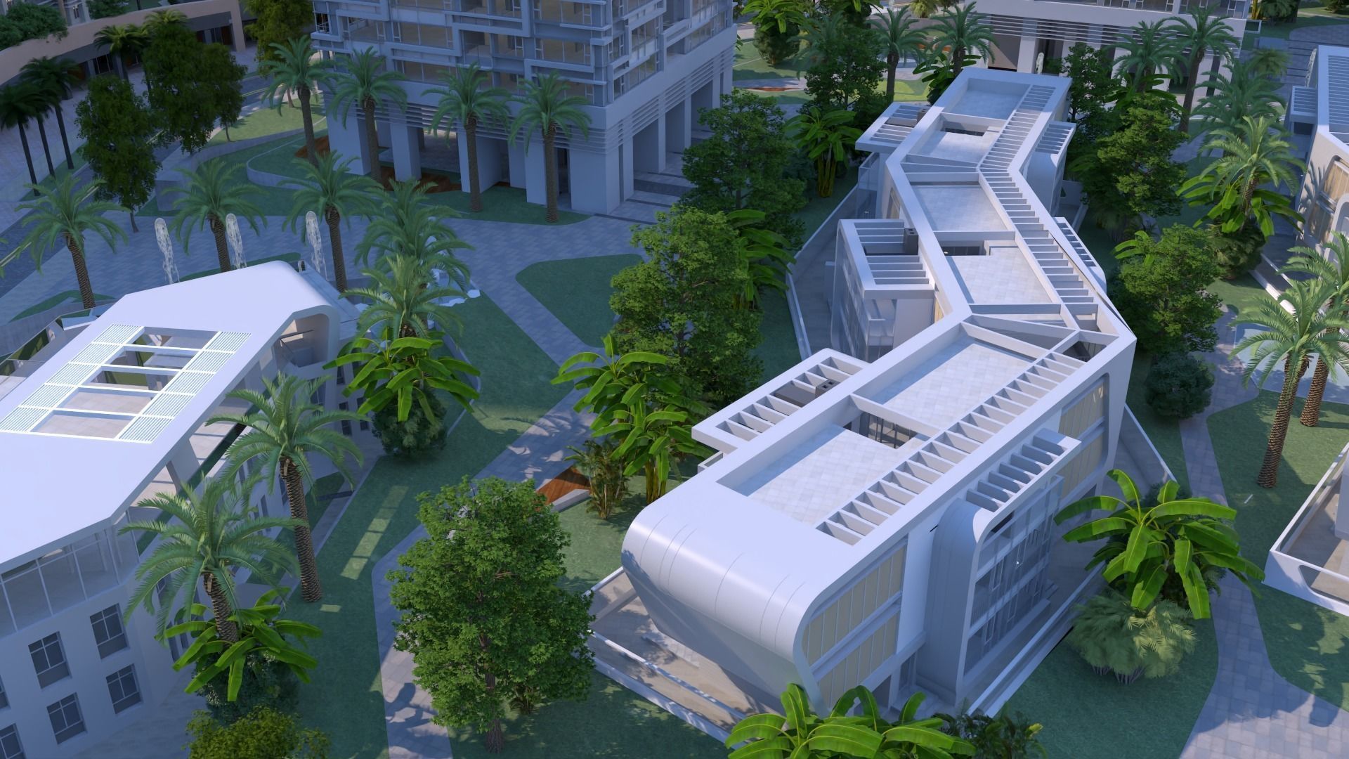 Shenzhen Merchants Shuangxi Garden 3D model_11