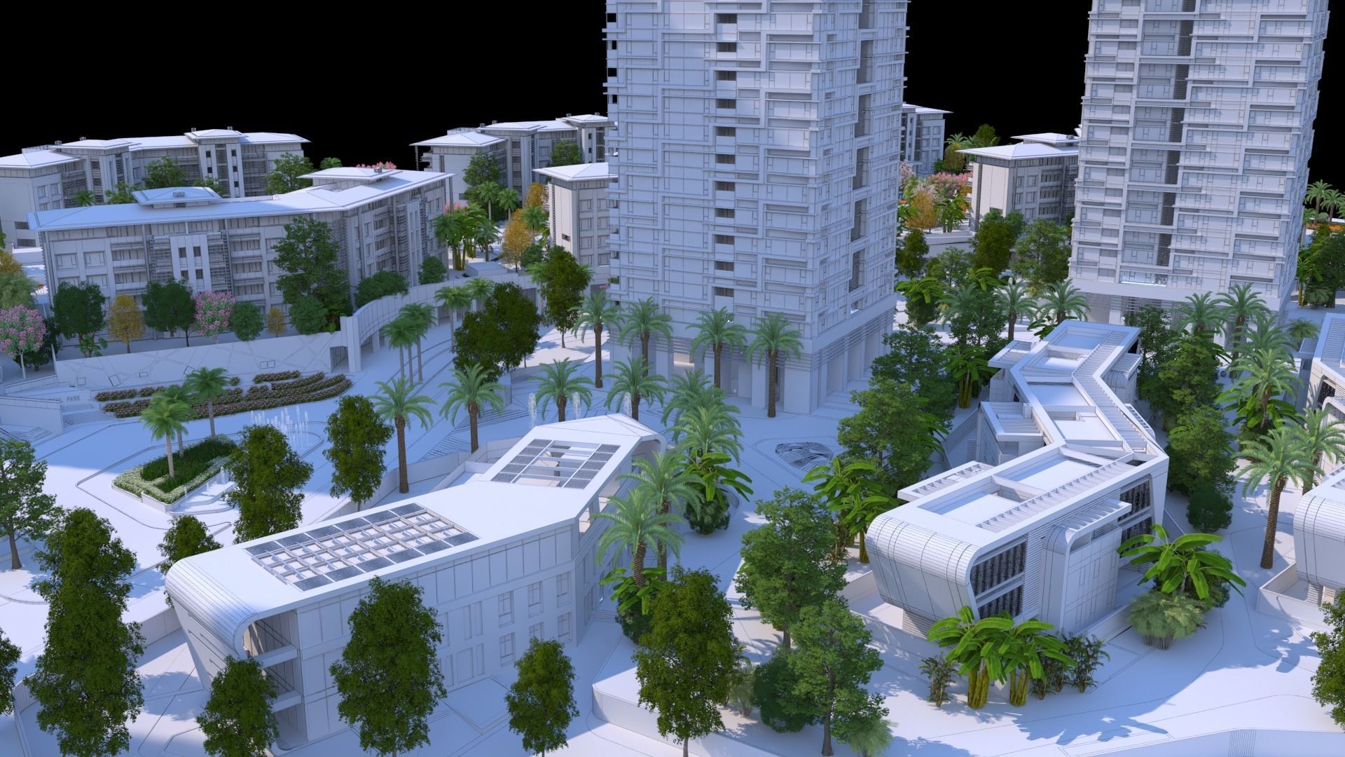 Shenzhen Merchants Shuangxi Garden 3D model_17