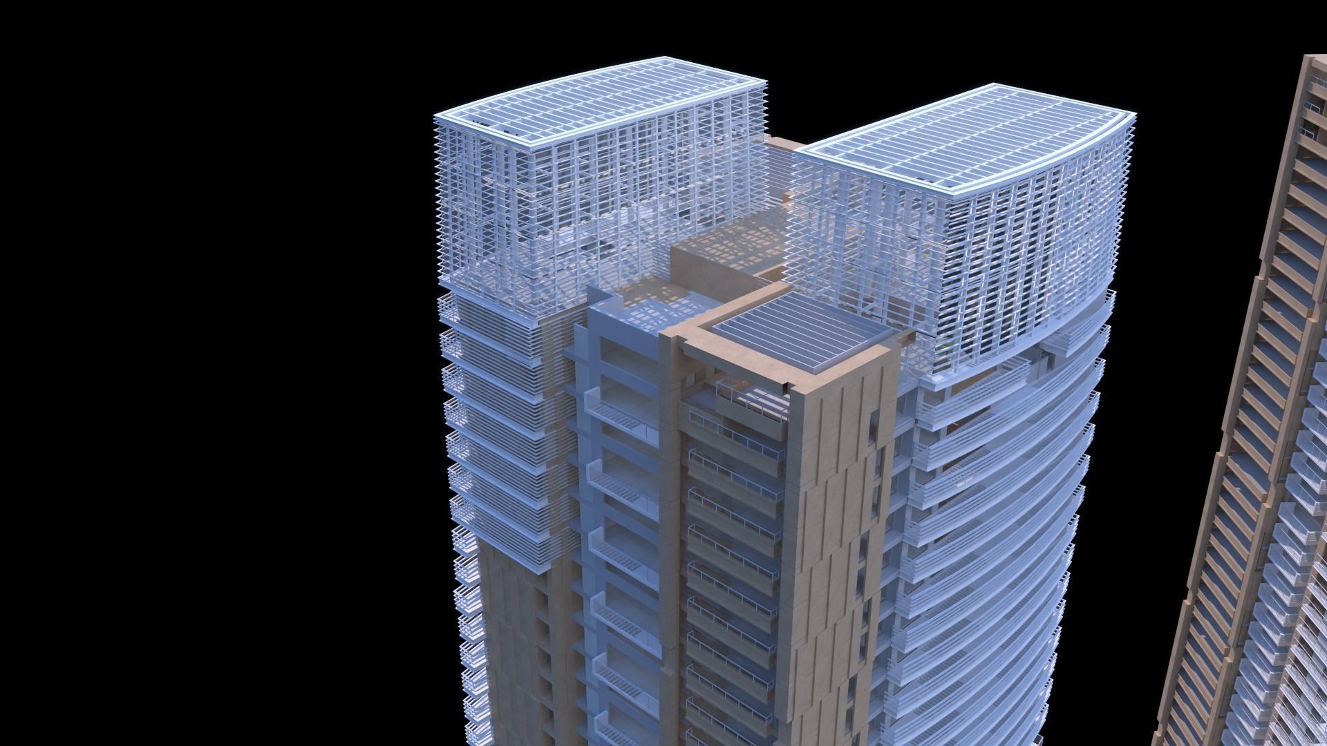 Shenzhen Merchants Shuangxi Garden 3D model_12