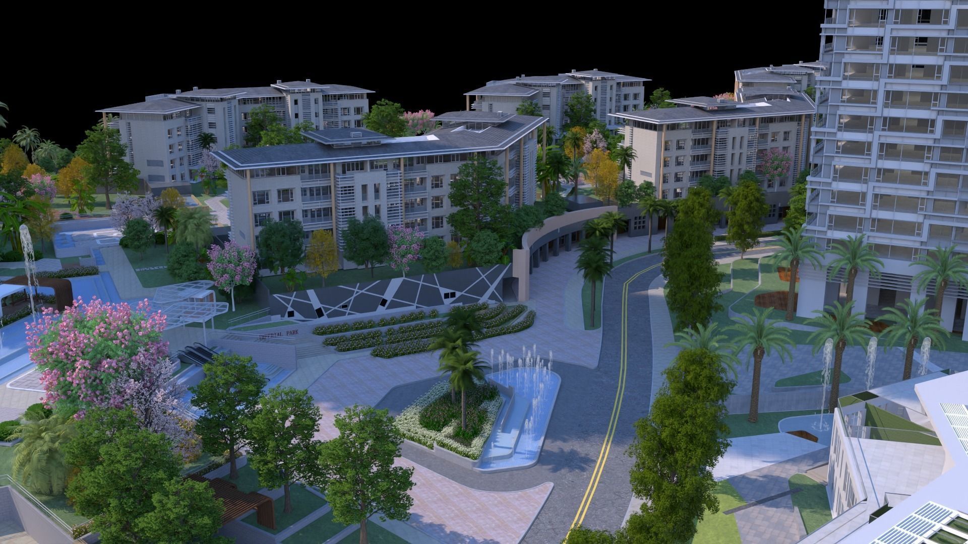 Shenzhen Merchants Shuangxi Garden 3D model_6