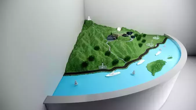 Meteorological radar station observation site