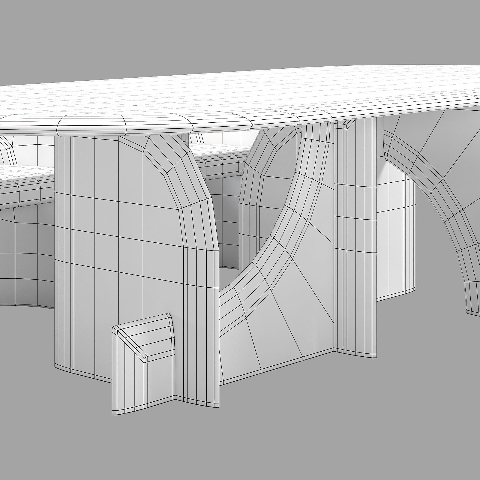 Gallotti and radice selece-t dining set 1 280x130 3D model_7