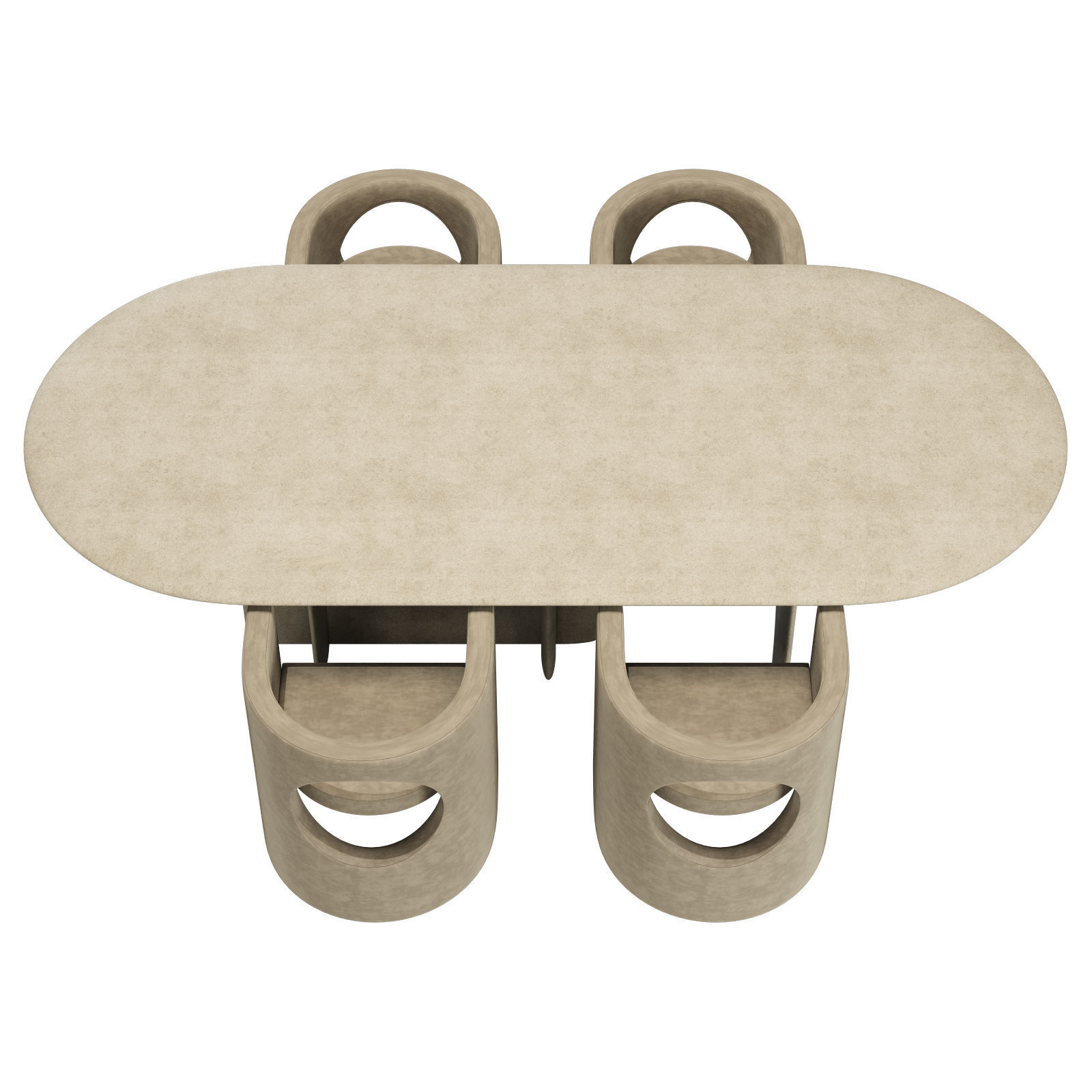 Gallotti and radice selece-t dining set 1 280x130 3D model_1
