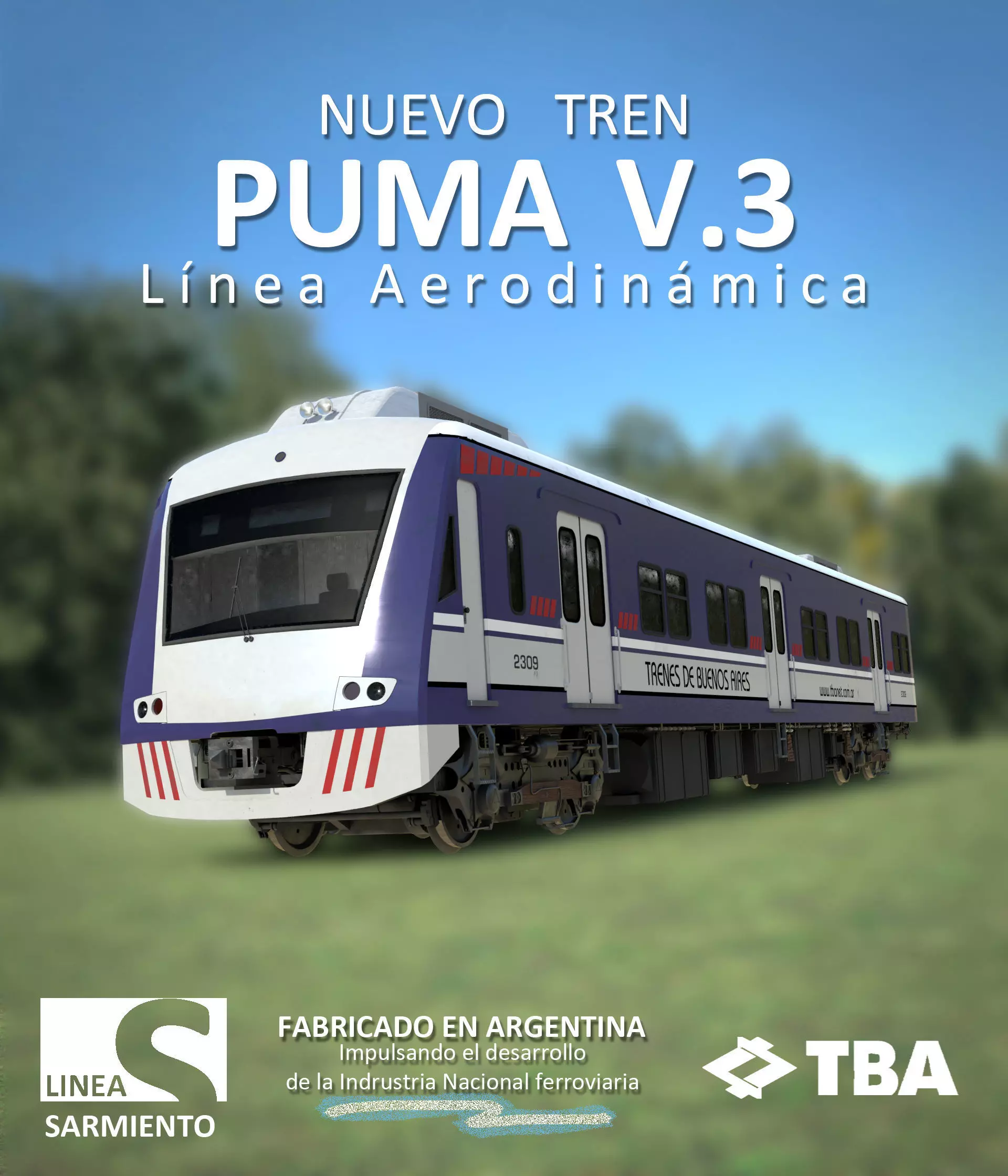 Puma v3 Linea Aerodinamica EMU 3D model