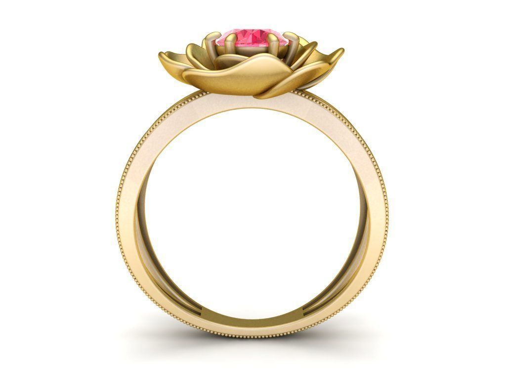 Love Rose Ring 3D print model_3
