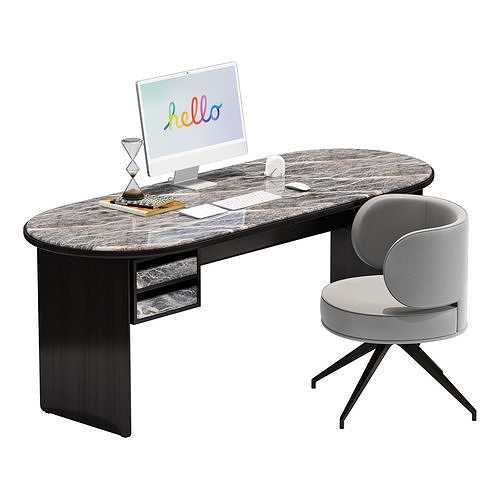 Gallotti and radice sensei desk set 3 200 3D model