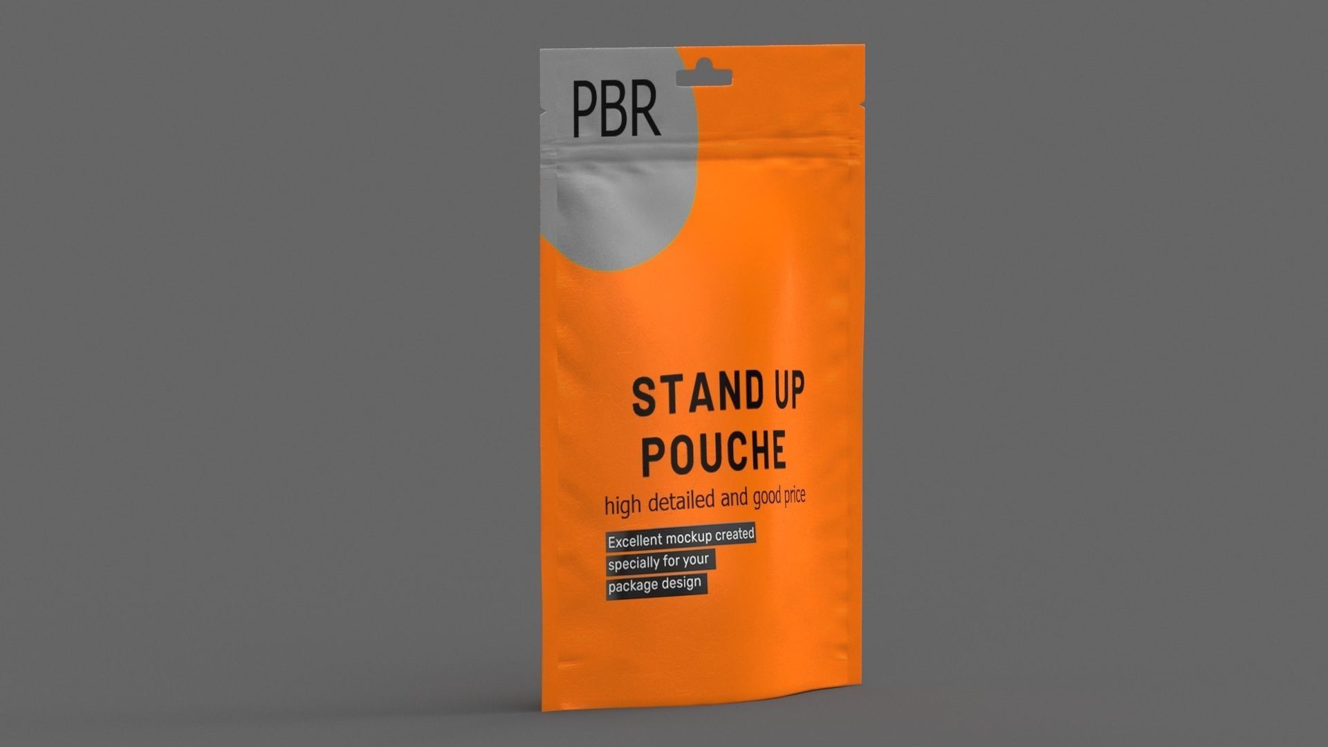 stand up pouch v10 PBR 3D model_4