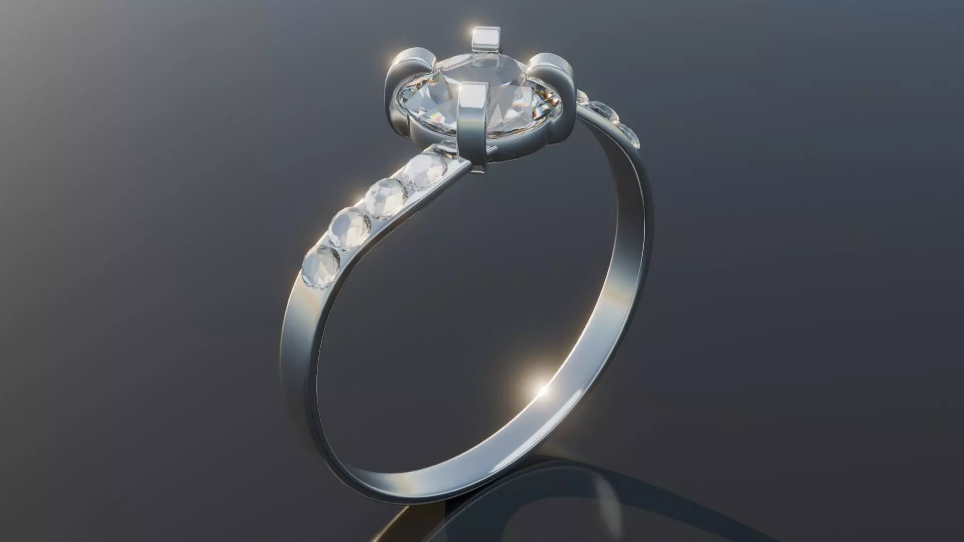 Diamond Ring 3D model