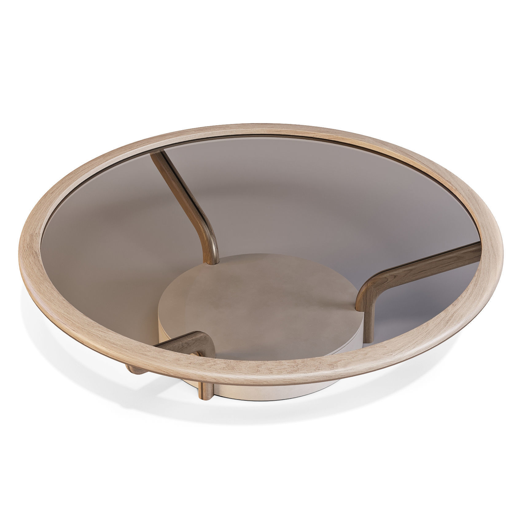 Giorgetti Chanterelle - Coffee and Side Tables 3D model_1