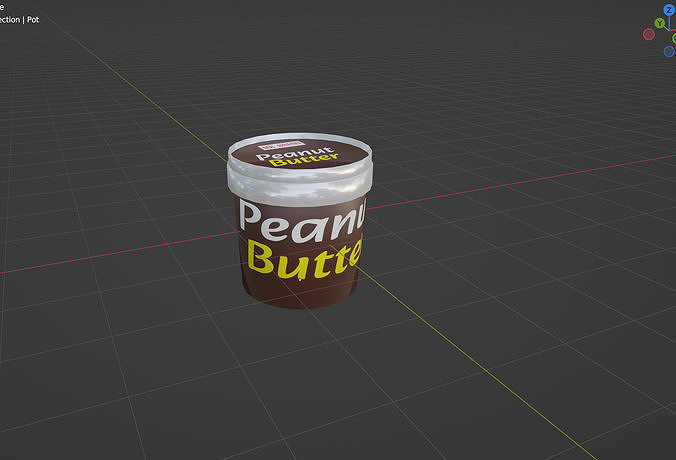 Peanut Butter free VR / AR / low-poly 3D model | CGTrader