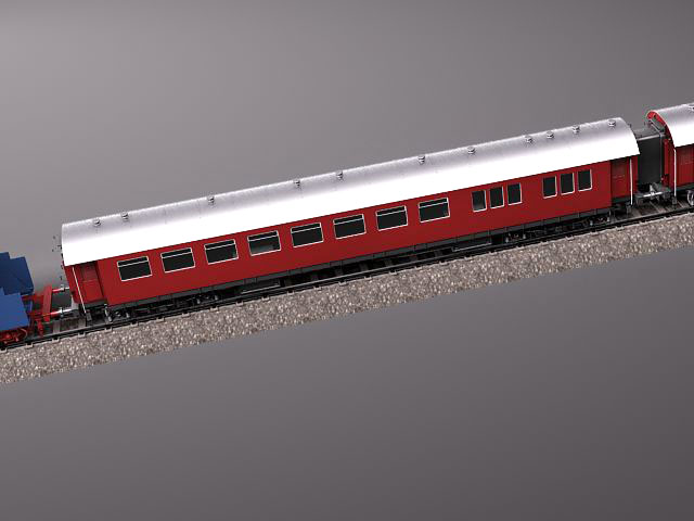Steam Train Express F-series BR 03 10 1950 3D Model 3D model_5