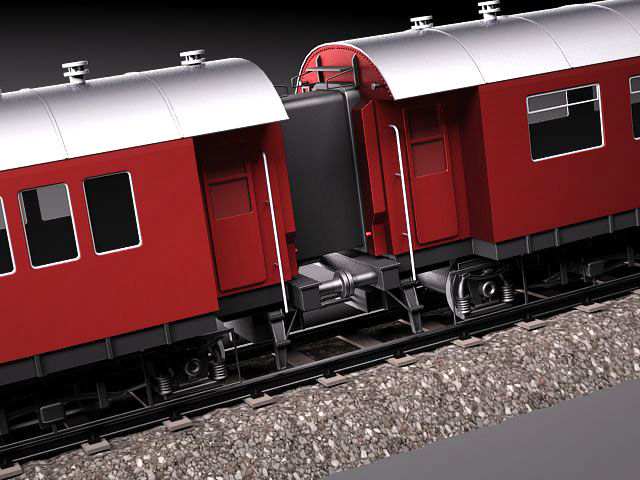 Steam Train Express F-series BR 03 10 1950 3D Model 3D model_6