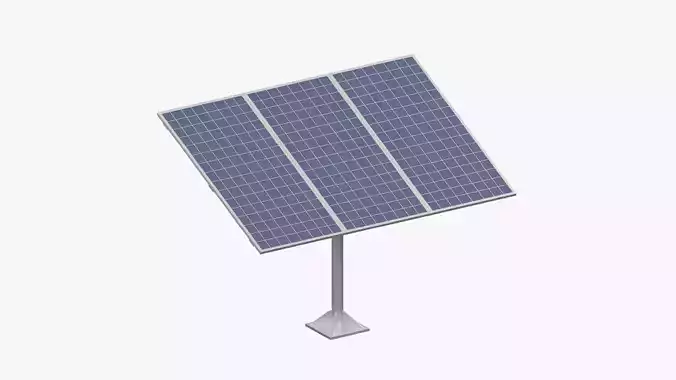 Solar Panel 3D Model