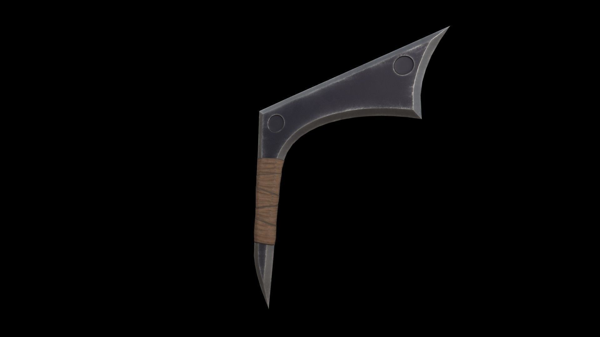  Boomerangs  throwing weapon Low-poly 3D model_9