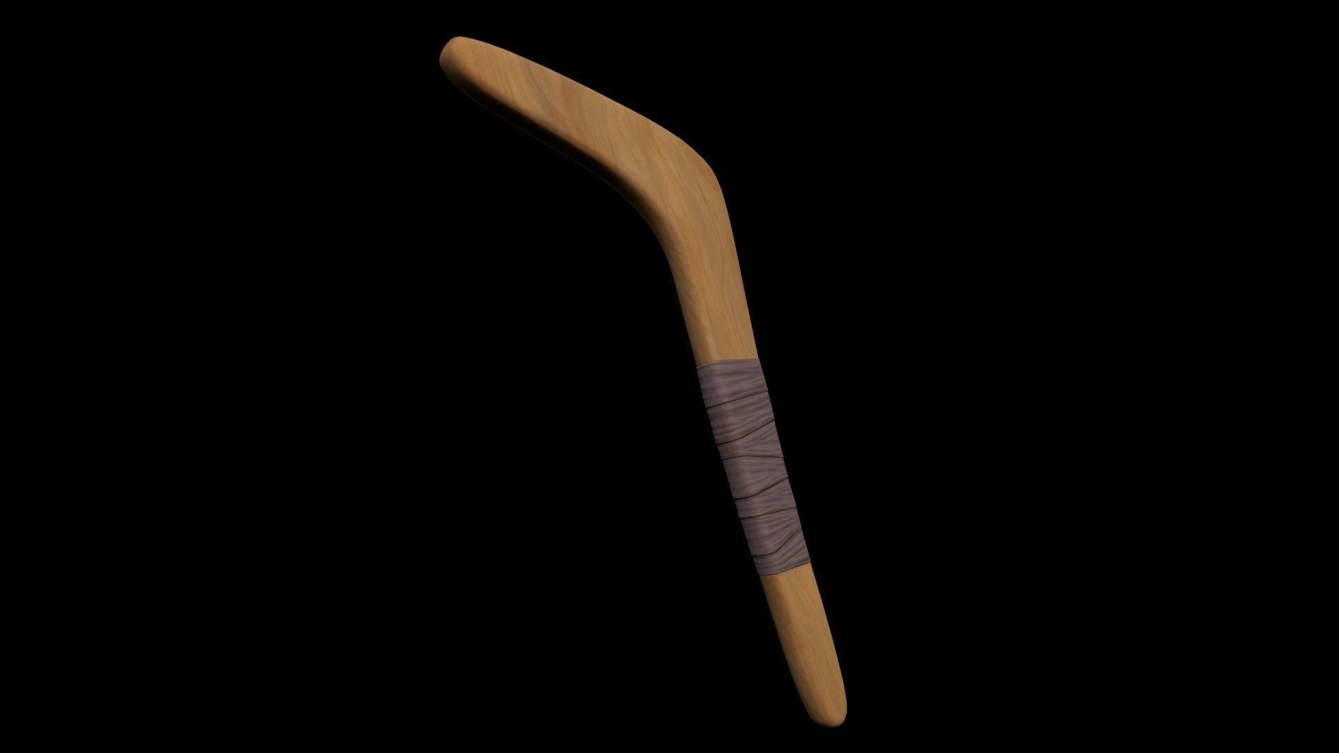  Boomerangs  throwing weapon Low-poly 3D model_15