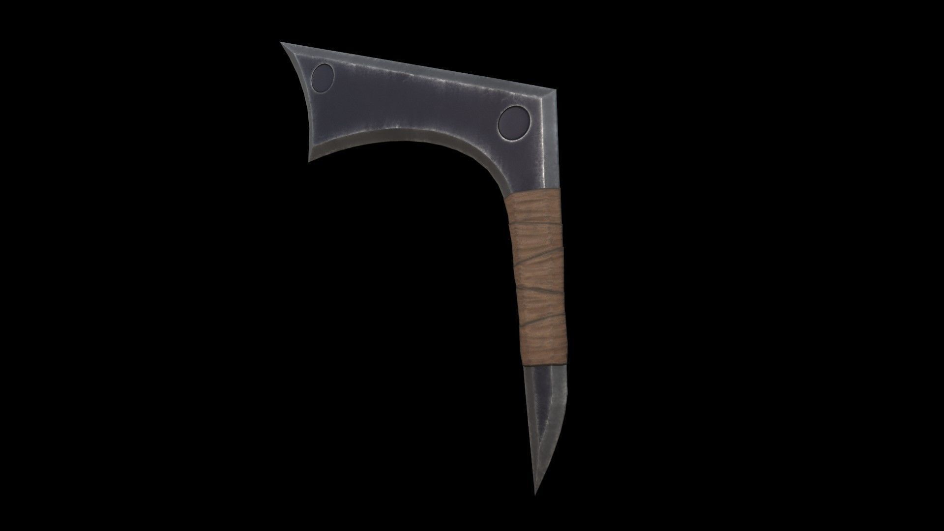  Boomerangs  throwing weapon Low-poly 3D model_10