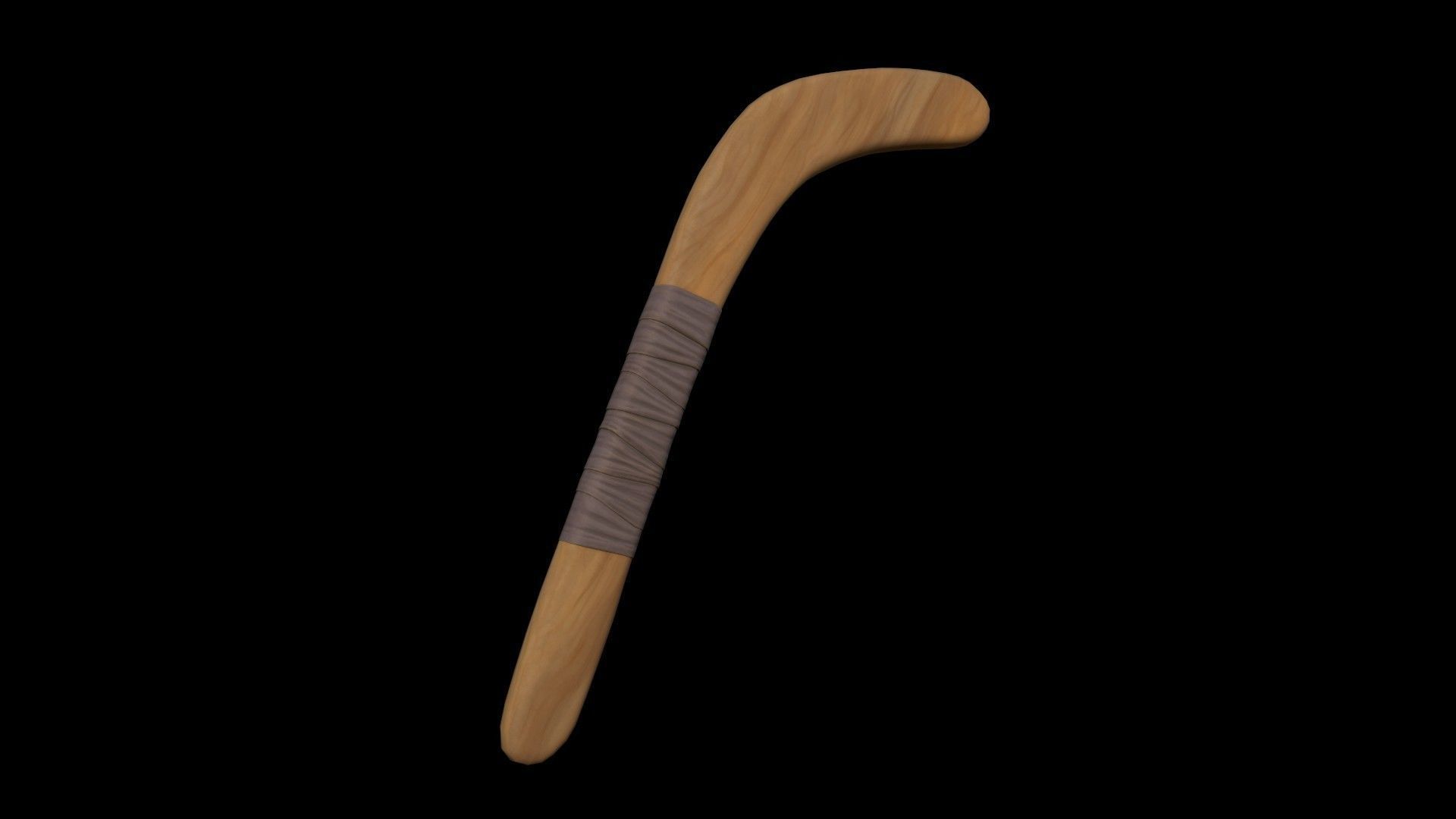  Boomerangs  throwing weapon Low-poly 3D model_4