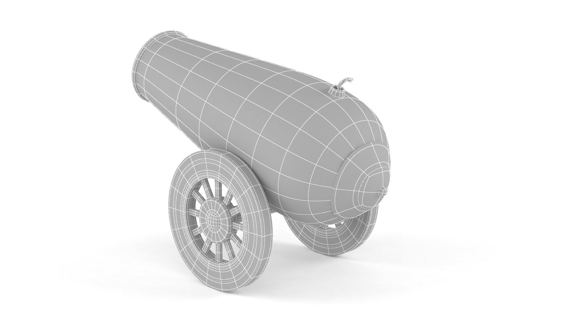 Circus Cannon 3D model_8