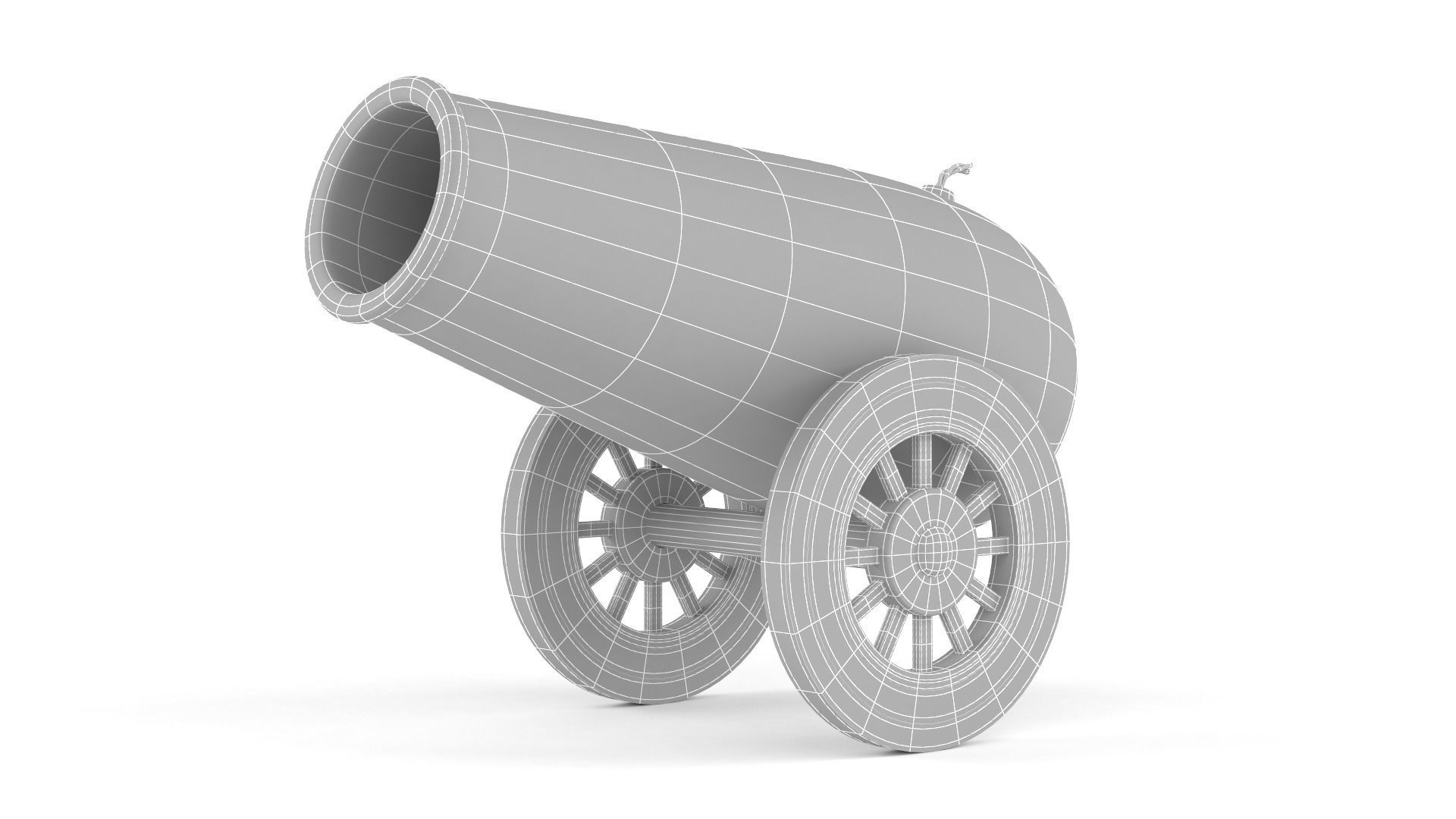 Circus Cannon 3D model_6