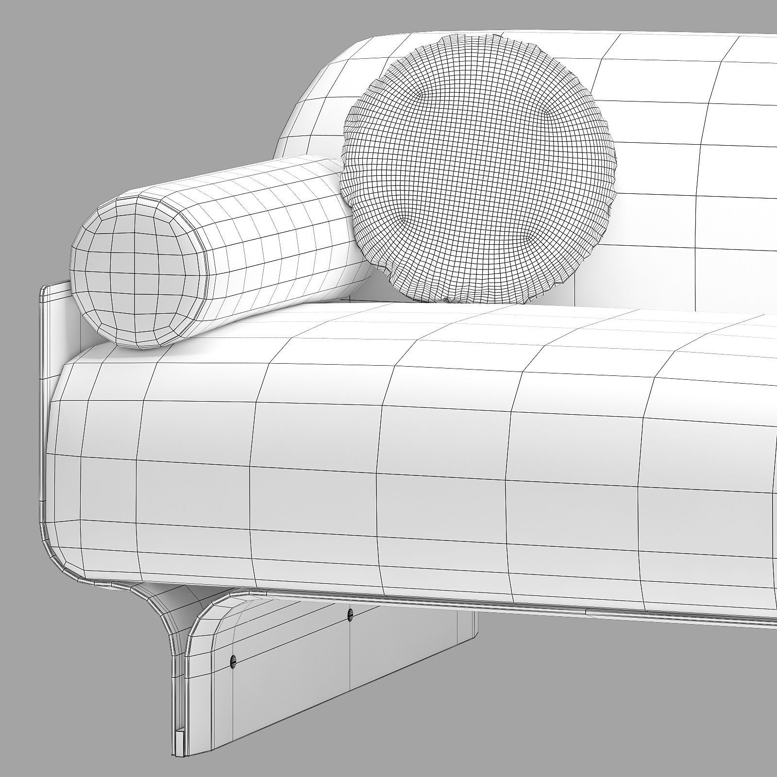 Gallotti and radice stami sofa small 3D model_6
