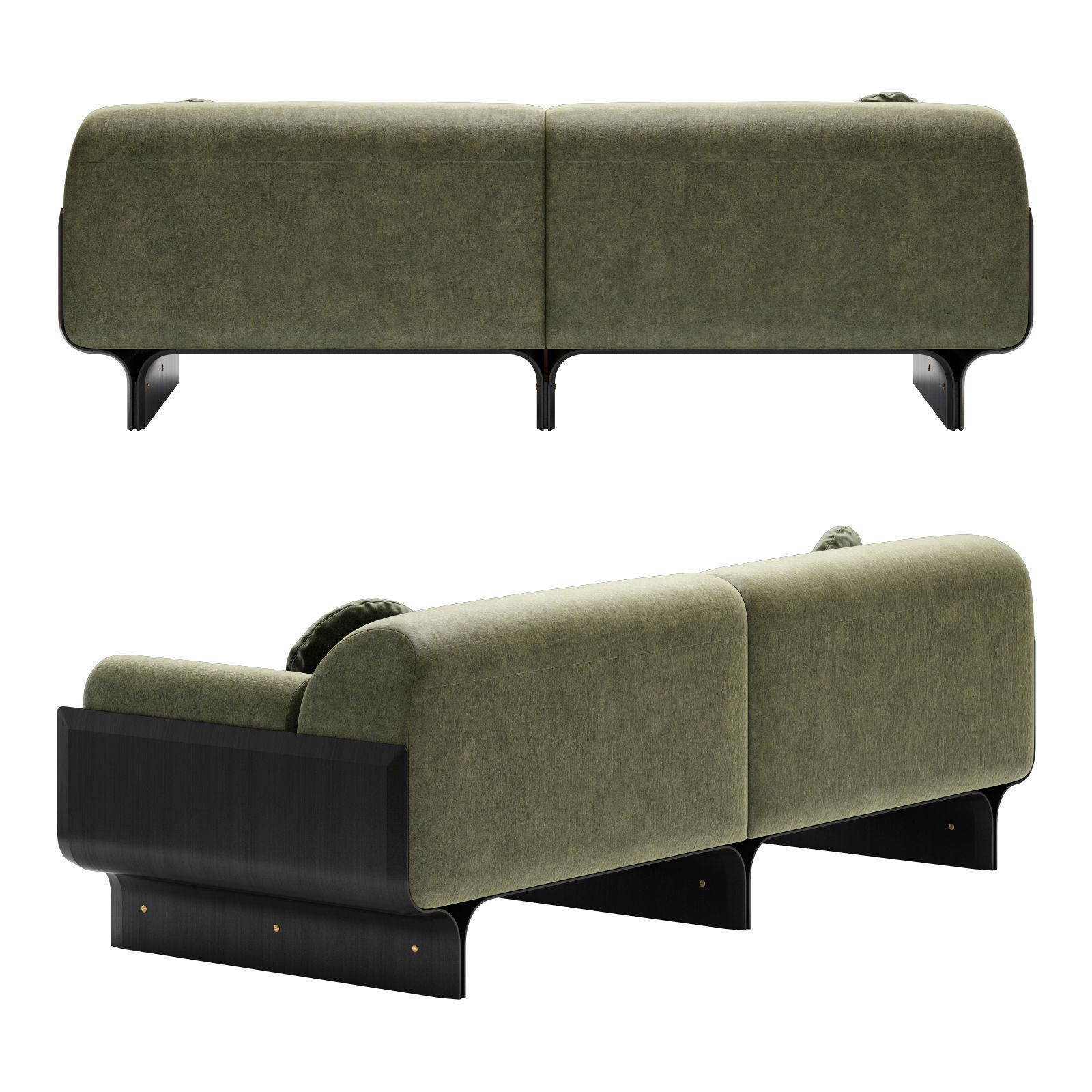 Gallotti and radice stami sofa small 3D model_4