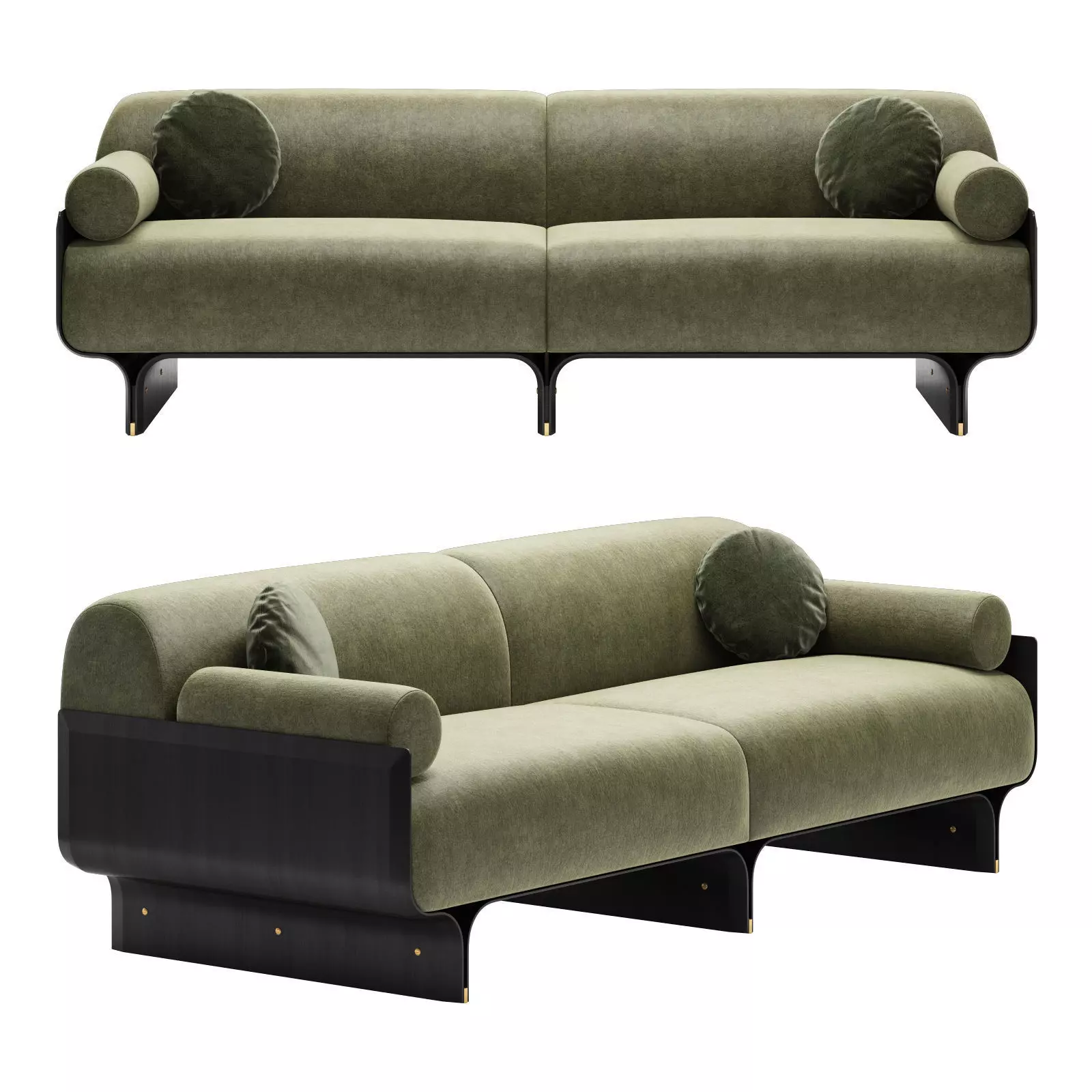 Gallotti and radice stami sofa small 3D model_0