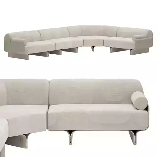 Gallotti and radice stami sofa plus composition 2