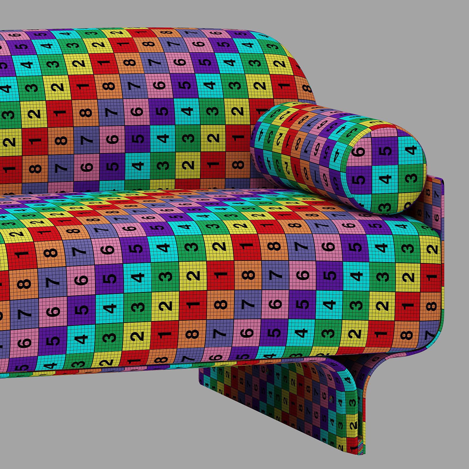 Gallotti and radice stami sofa plus composition 2 3D model_14