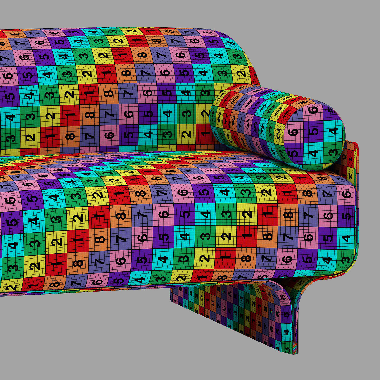 Gallotti and radice stami sofa plus composition 3 3D model_15