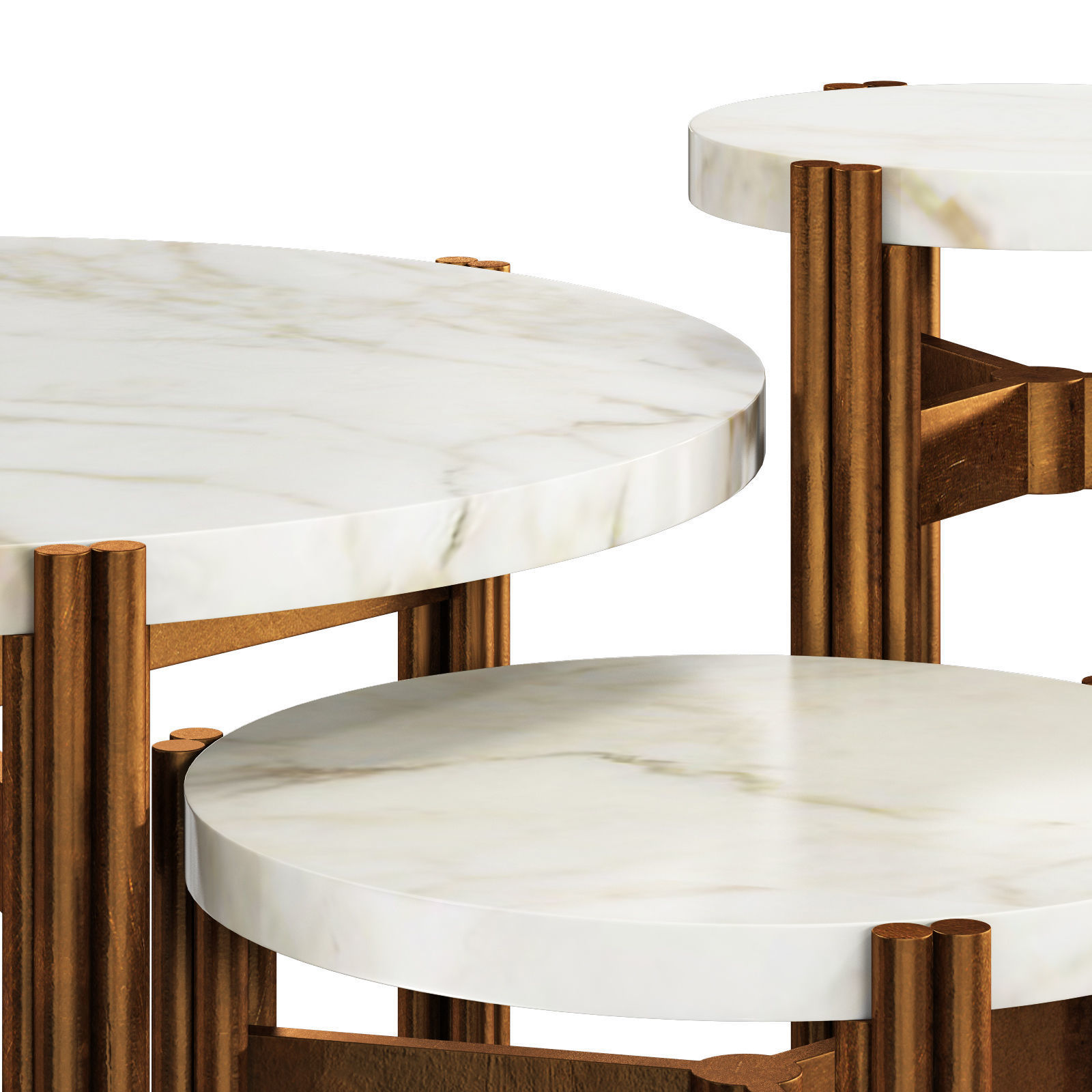 Gallotti and radice twelve coffee table 3D model_3