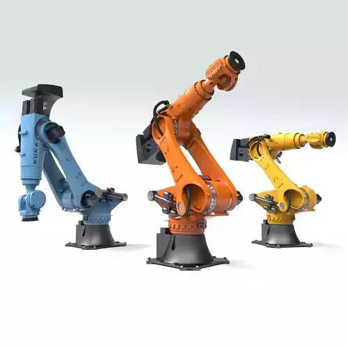 Robotic Arm Kuka Fortech Ultra 3D model