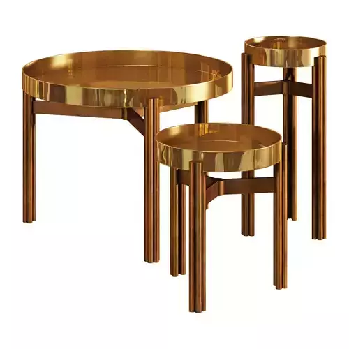 Gallotti and radice twelve coffee table metal