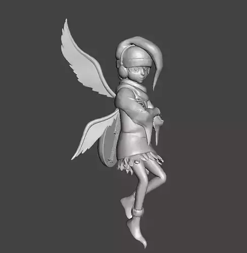Four Archangels Sariel 3D Model