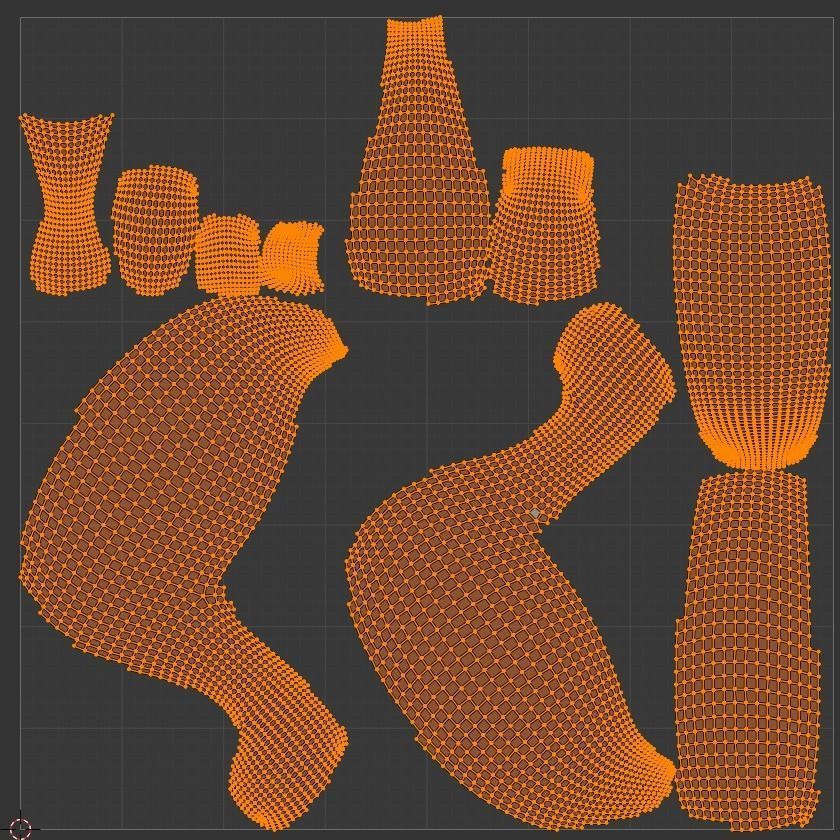 Cartoon Duck 3D model_7