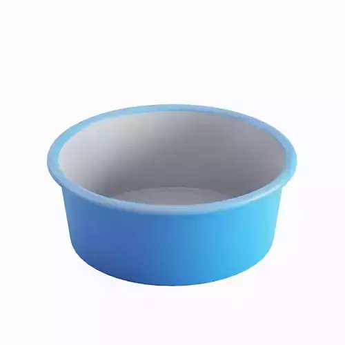 Simple Plastic Wash Basin 01