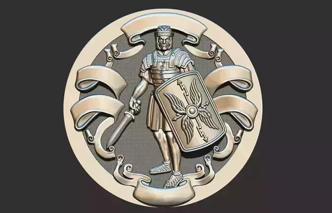 Armor of God Medal - Armadura de Deus 3D print model