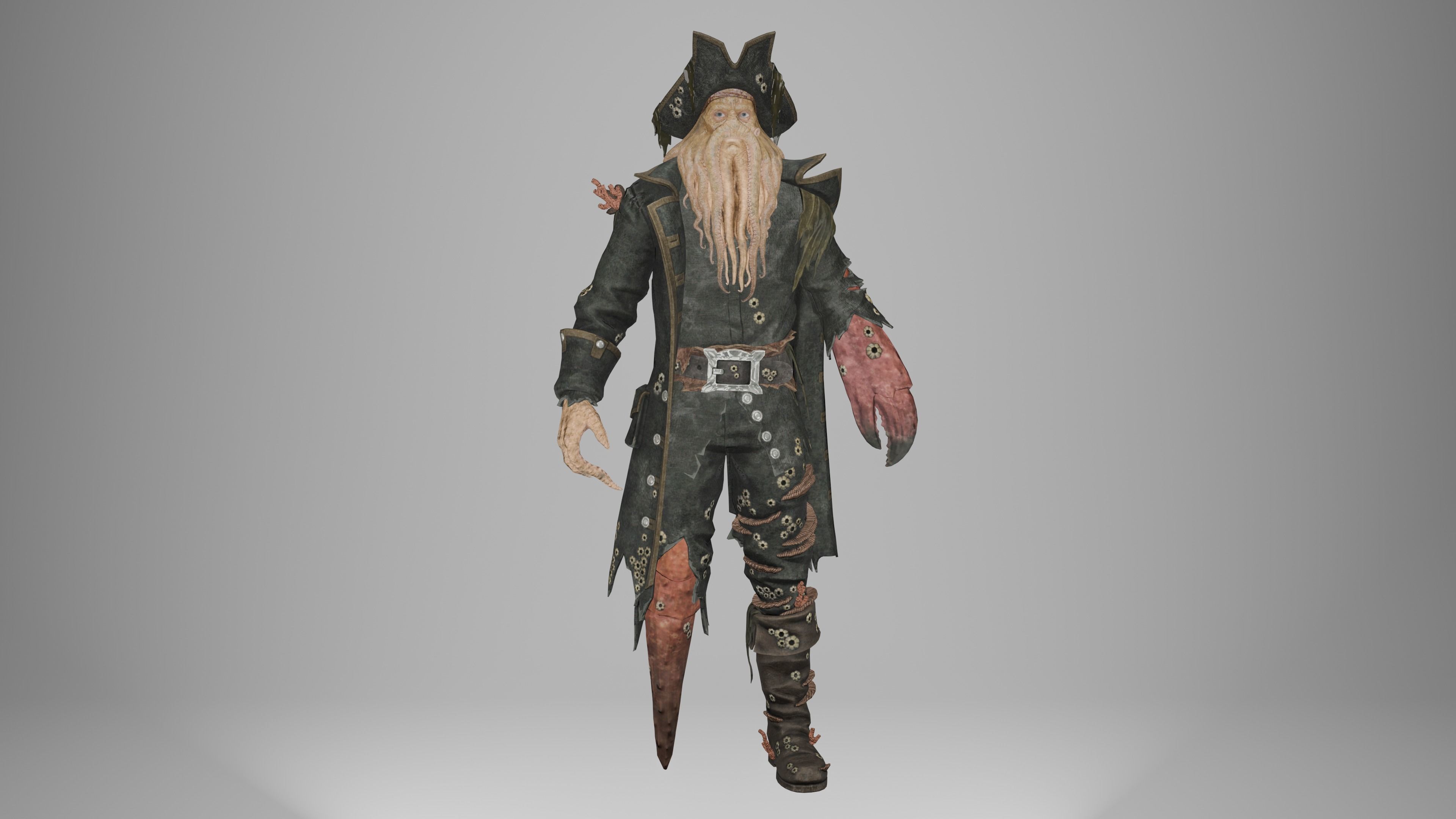 Davy Jones 3D model_1