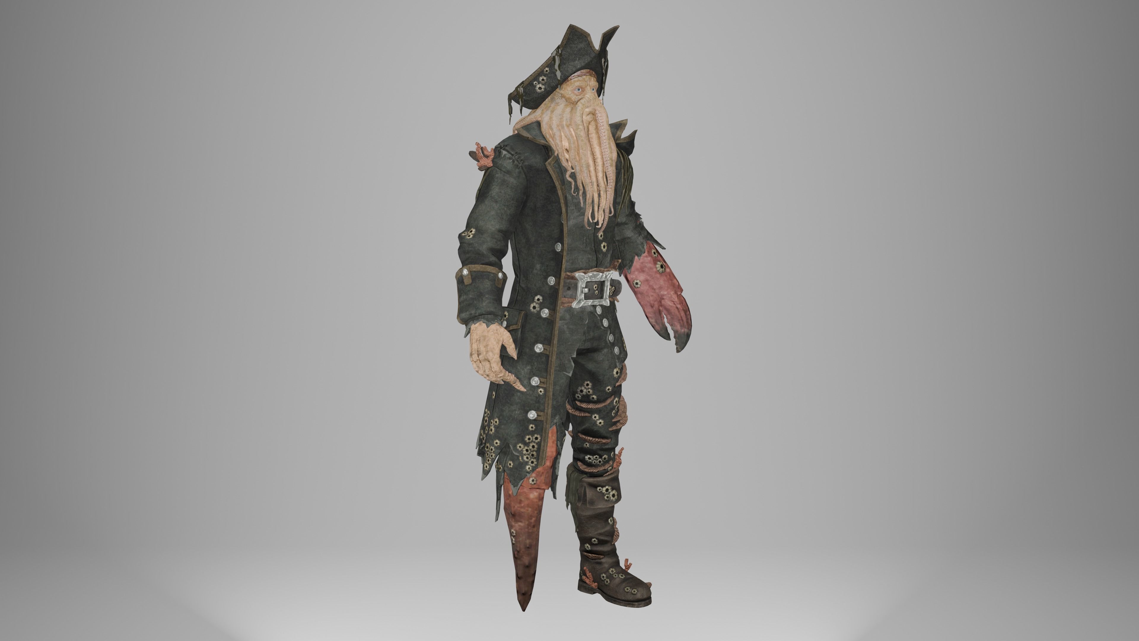 Davy Jones 3D model_4
