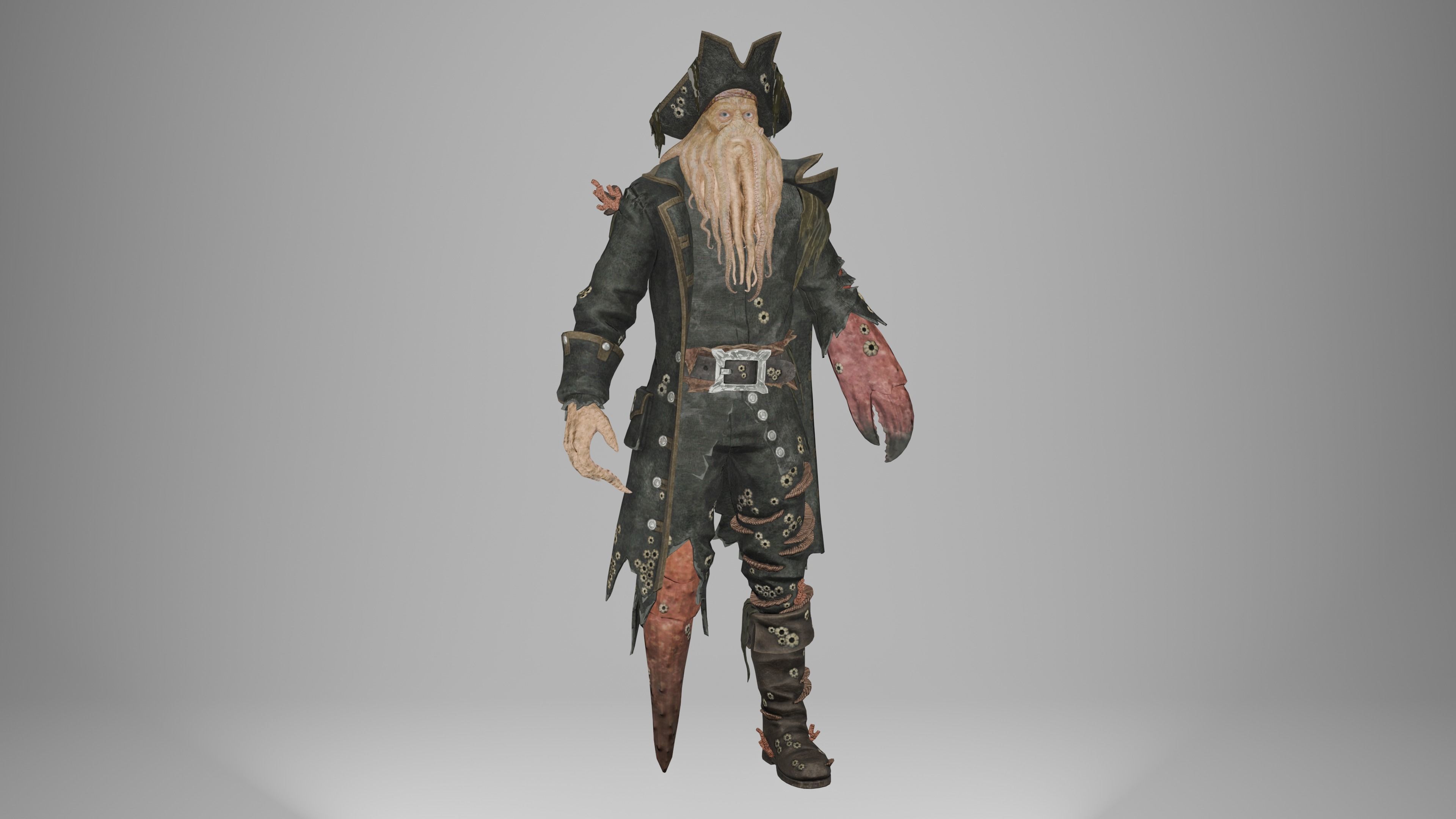 Davy Jones 3D model_2