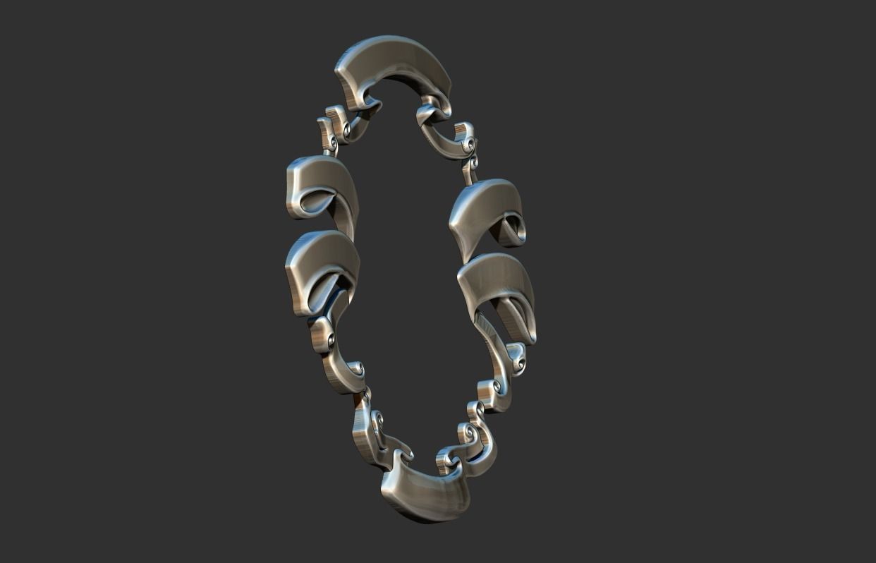 Heraldic Scroll - Crest - Coar of Arms 3D print model_2