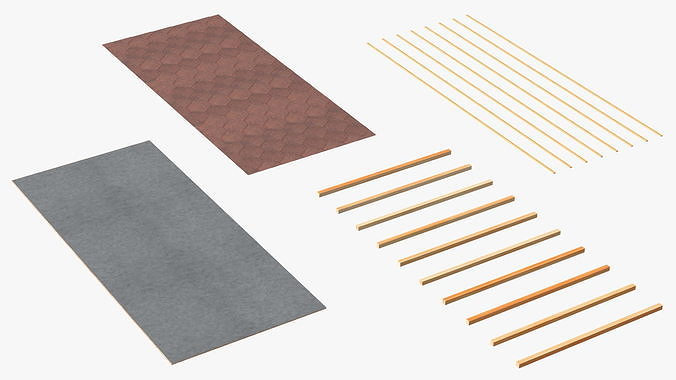 Soft Tile 3D model 5