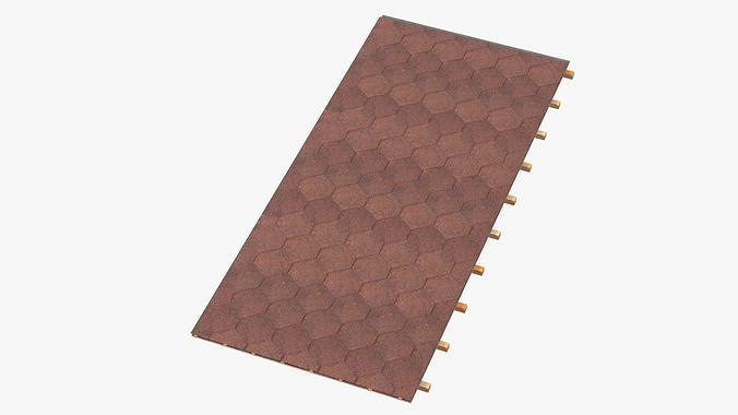 Soft Tile 3D model 4