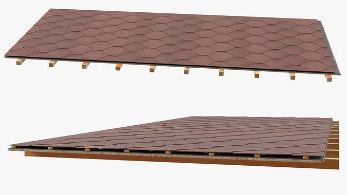 Soft Tile 3D model 6