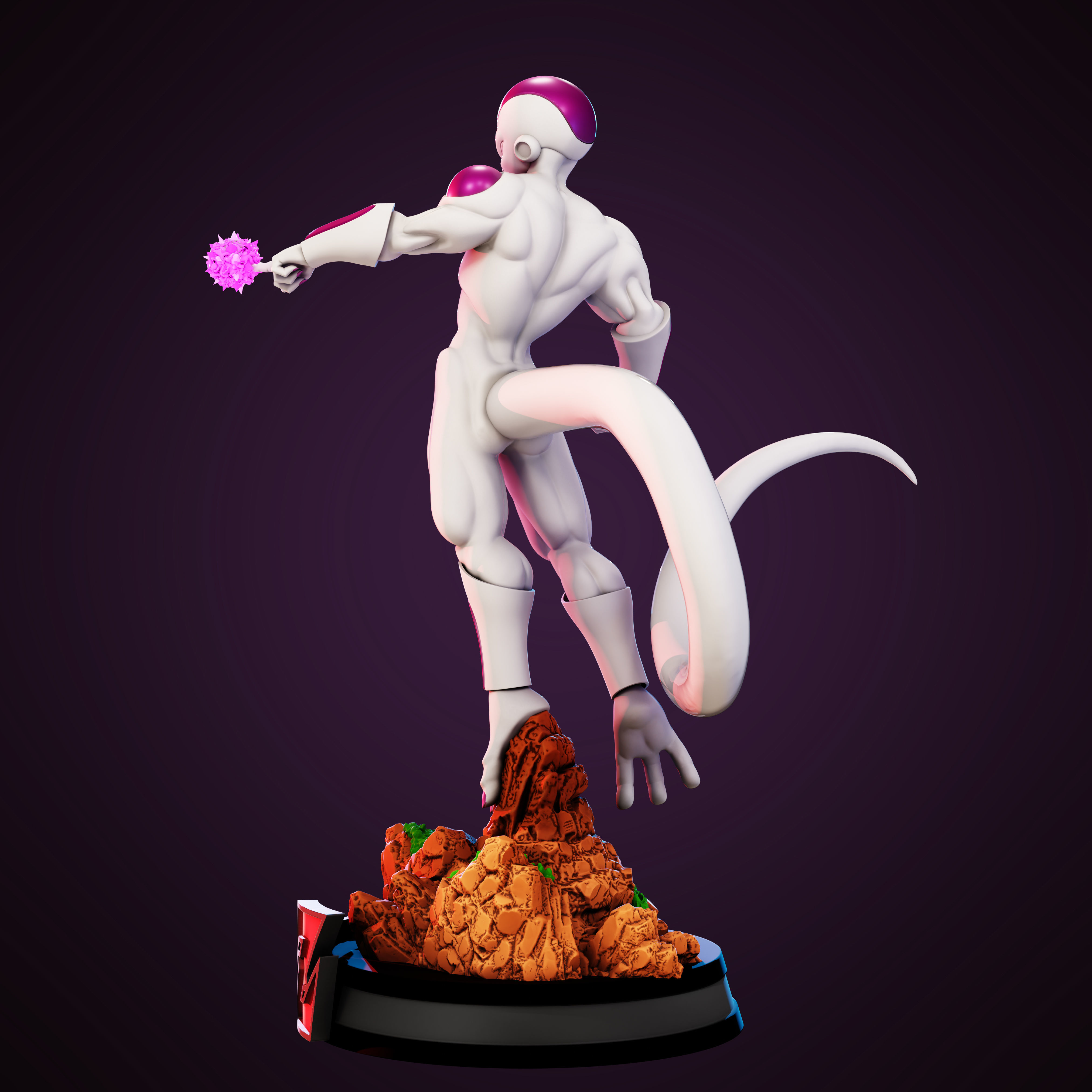 FRIEZA DRAGON BALL Z 3D STL READY TO PRINT 3D print model_5